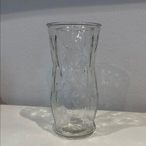 Elegant Clear Glass Vase